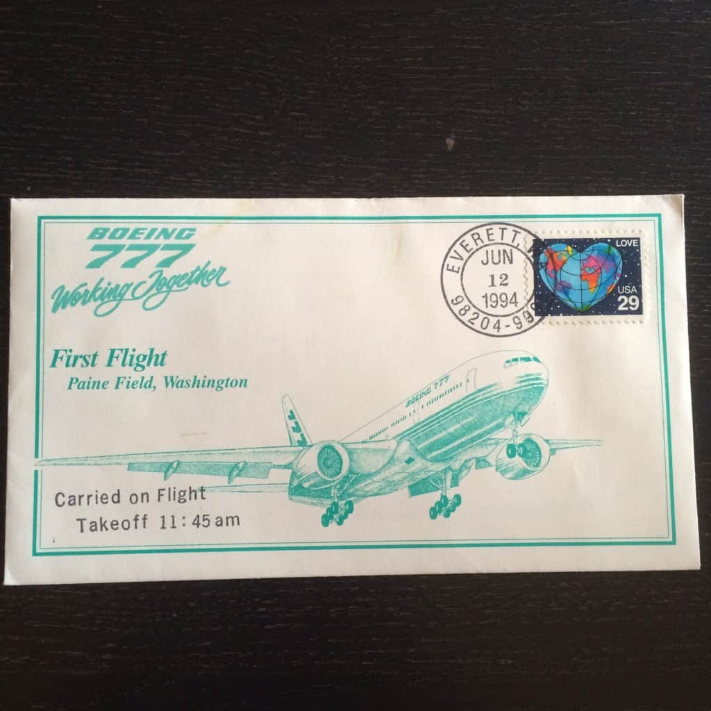 Postmarked envelope