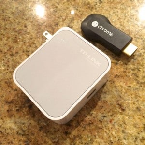 Chromecast + travel router