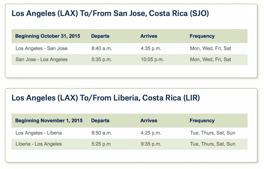 Costa Rica on Alaska Airlines