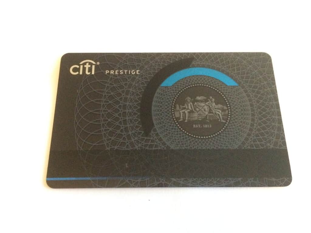 Citi Prestige Card Lounge Access