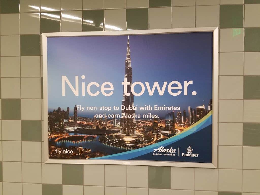 Alaska Airlines "fly nice" ad campaign
