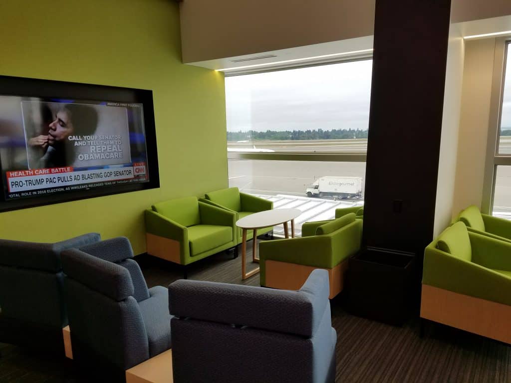 Alaska Lounge in Concourse C at Sea-Tac