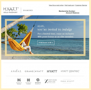 Hyatt Gold Passport Point Sale