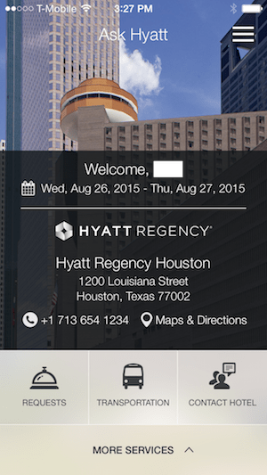 Ask Hyatt app