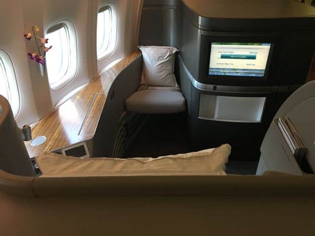 Cathay Pacific First Class BKK-HKG