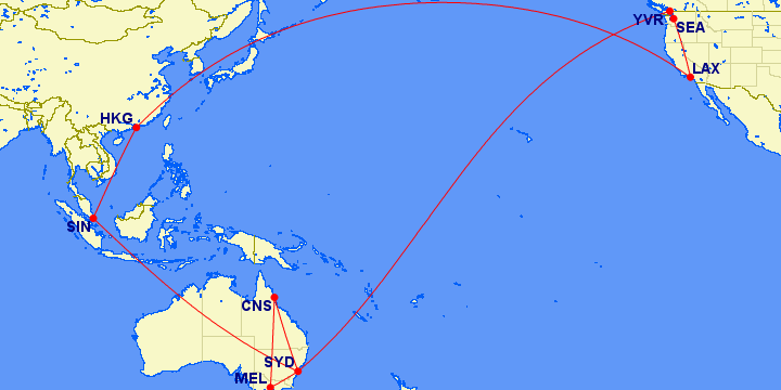 Australia with miles and points