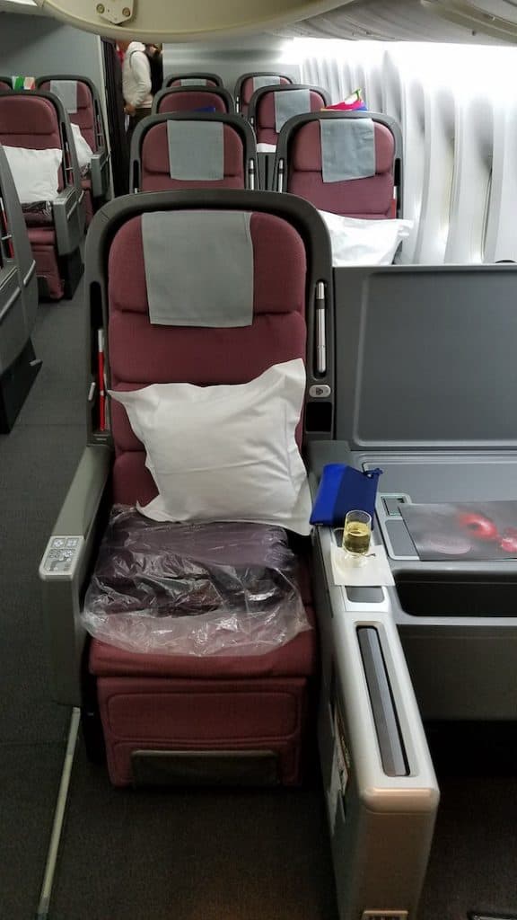 Qantas 747-400 Business Class