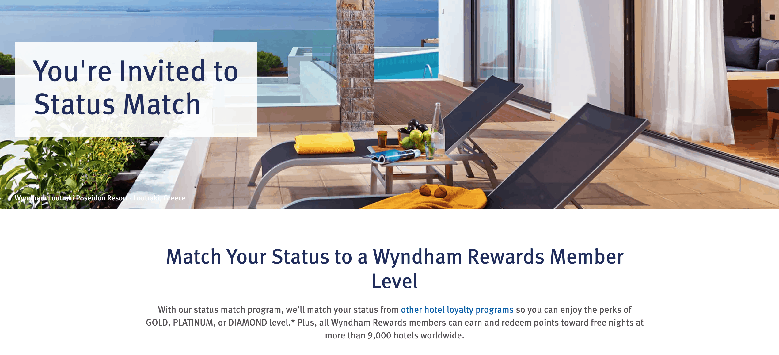 How to Status Match Hotel Loyalty to Caesars Rewards Diamond SingleFlyer