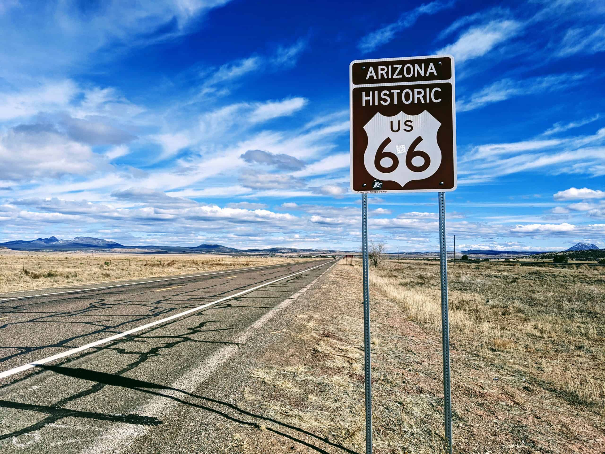 Driving Route 66 Through Arizona SingleFlyer